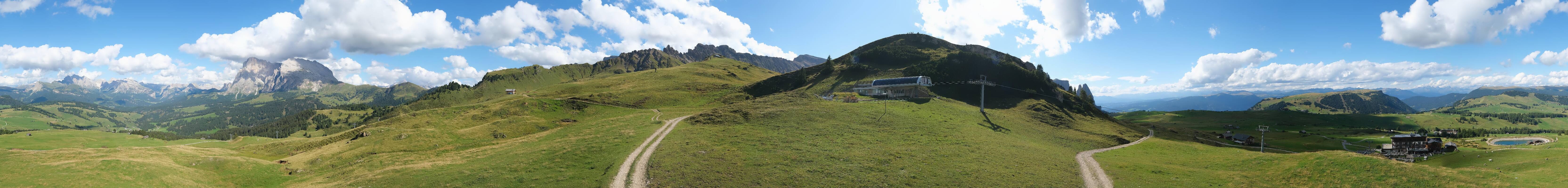 Archiv Foto Webcam Goldknopf auf der Seiser Alm