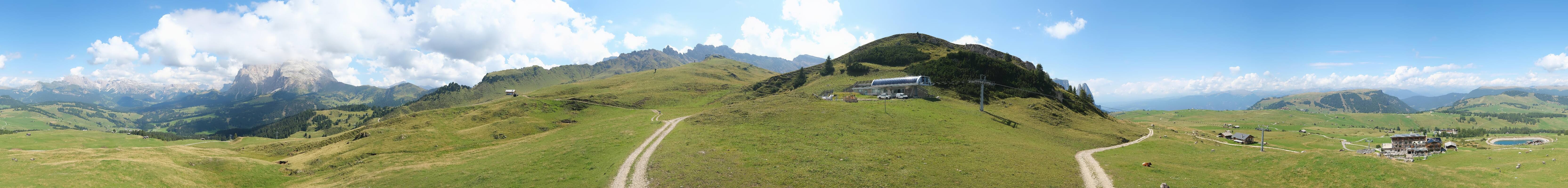Archiv Foto Webcam Goldknopf auf der Seiser Alm