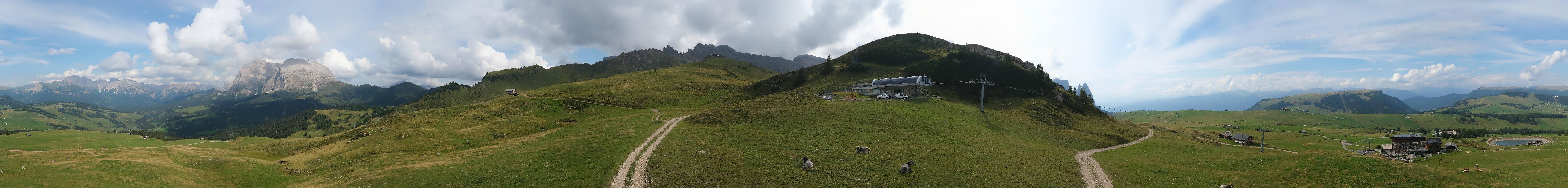 Archiv Foto Webcam Goldknopf auf der Seiser Alm
