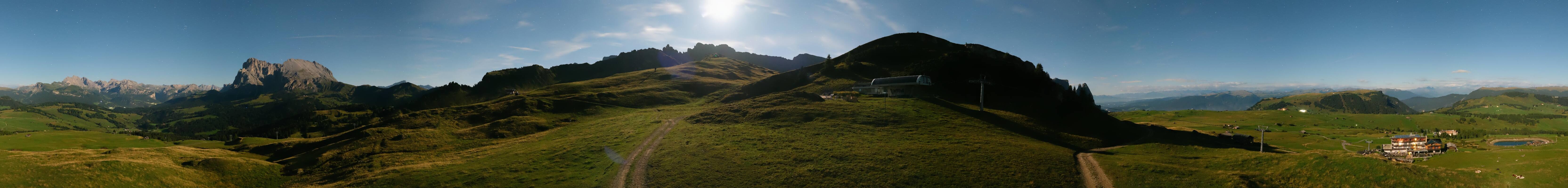 Archiv Foto Webcam Goldknopf auf der Seiser Alm