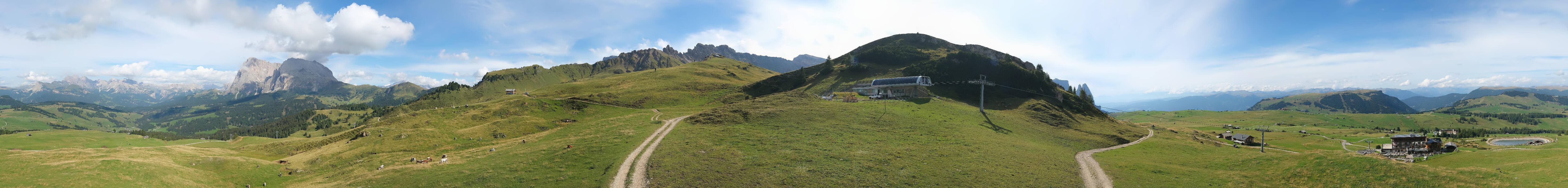 Archiv Foto Webcam Goldknopf auf der Seiser Alm