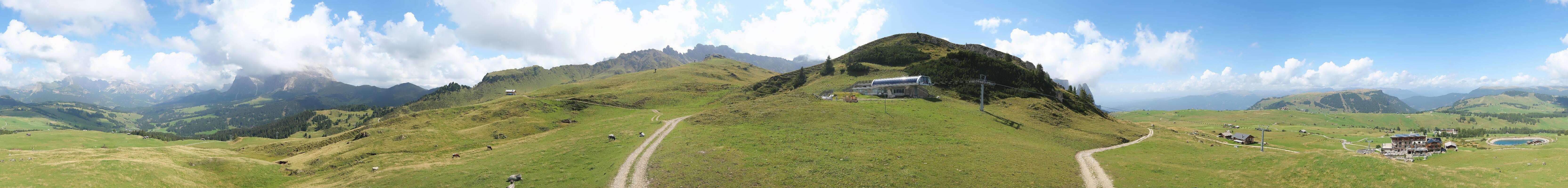 Archiv Foto Webcam Goldknopf auf der Seiser Alm