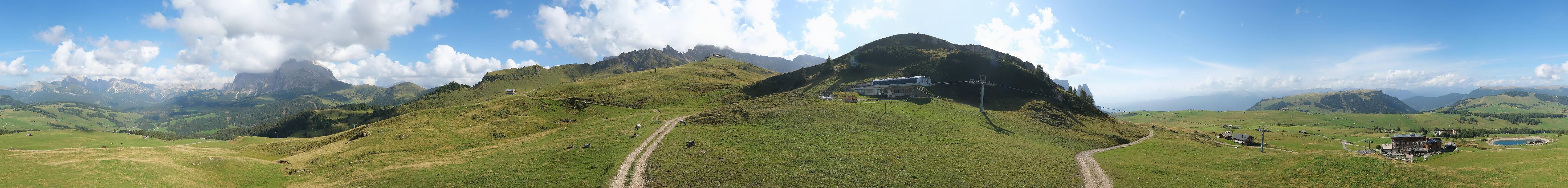Archiv Foto Webcam Goldknopf auf der Seiser Alm
