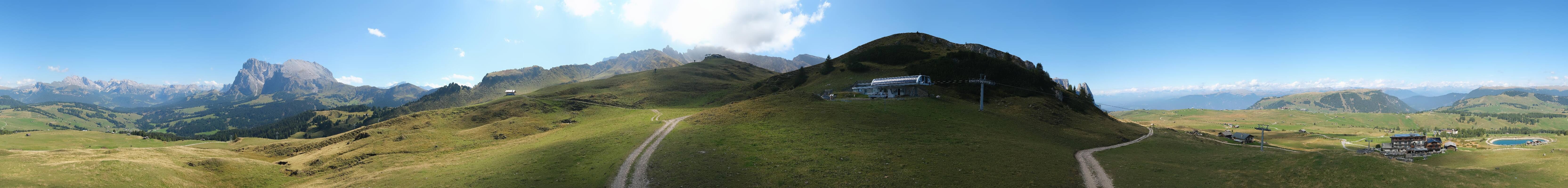 Archiv Foto Webcam Goldknopf auf der Seiser Alm