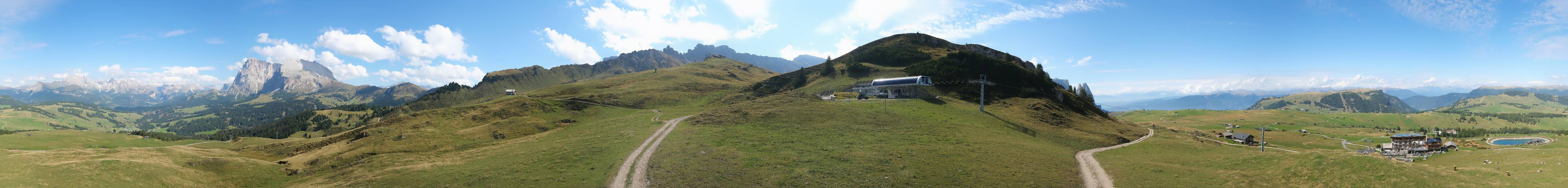 Archiv Foto Webcam Goldknopf auf der Seiser Alm
