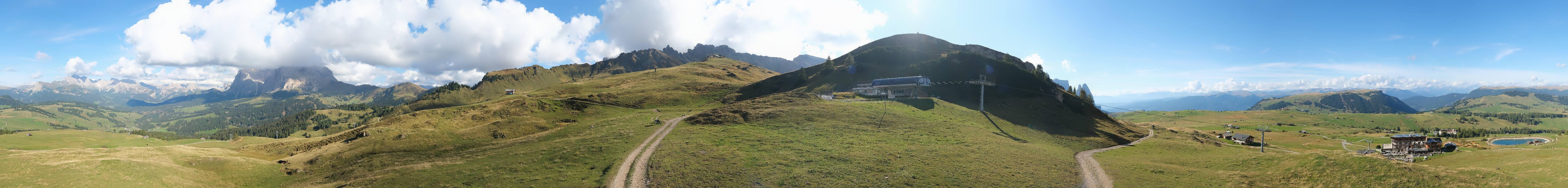 Archiv Foto Webcam Goldknopf auf der Seiser Alm