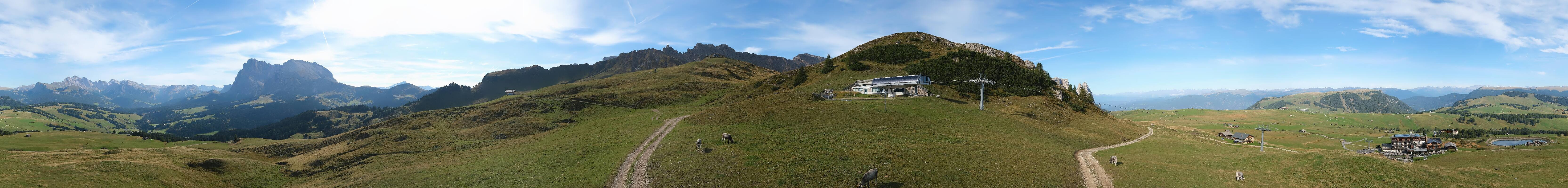 Archiv Foto Webcam Goldknopf auf der Seiser Alm