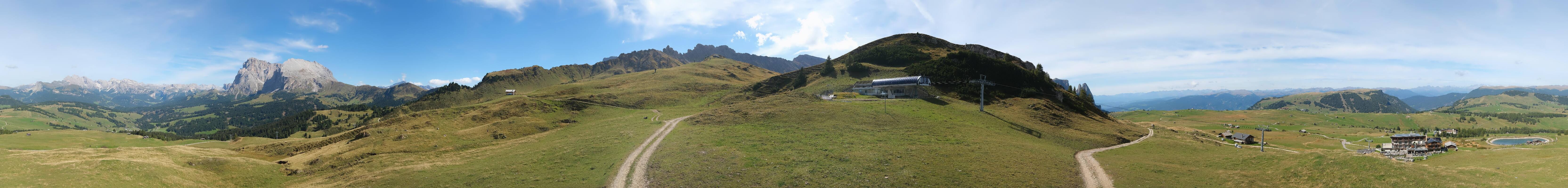 Archiv Foto Webcam Goldknopf auf der Seiser Alm