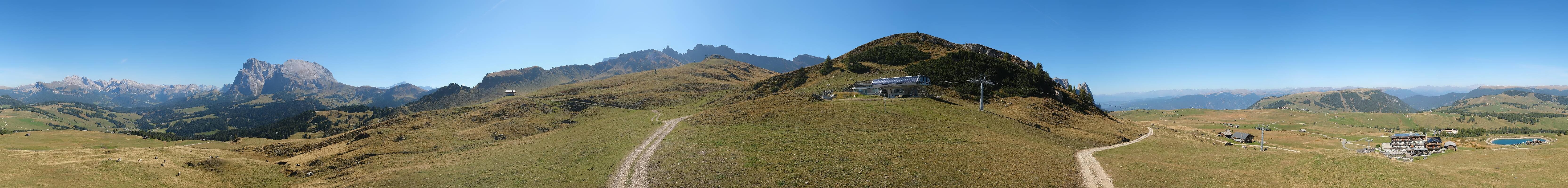 Archiv Foto Webcam Goldknopf auf der Seiser Alm