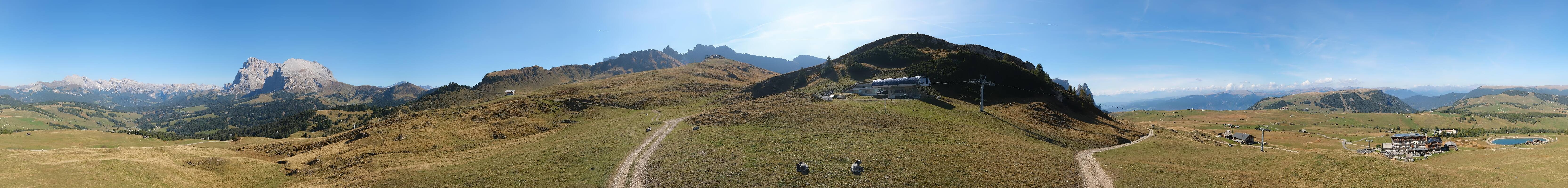 Archiv Foto Webcam Goldknopf auf der Seiser Alm