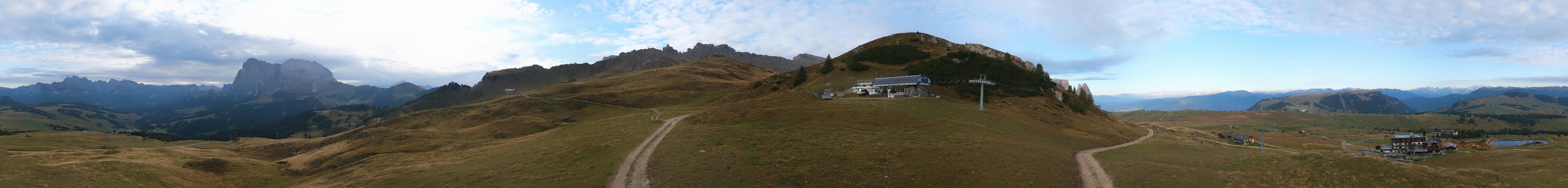Archiv Foto Webcam Goldknopf auf der Seiser Alm