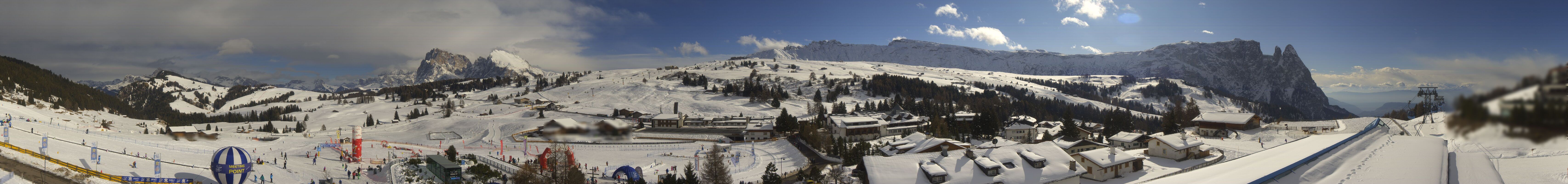 Archiv Foto Webcam Panoramablick Compatsch Seiser Alm