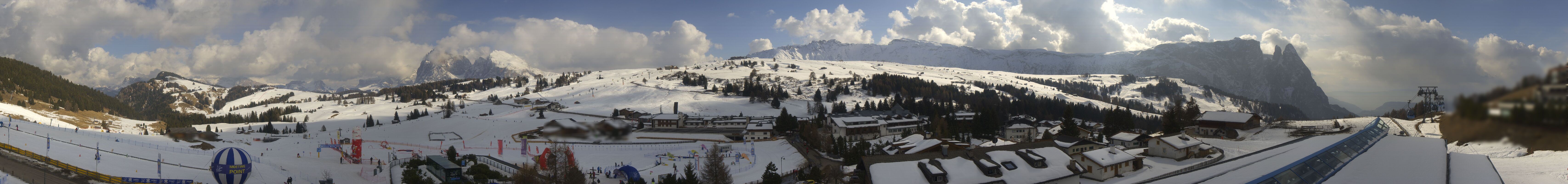 Archiv Foto Webcam Panoramablick Compatsch Seiser Alm