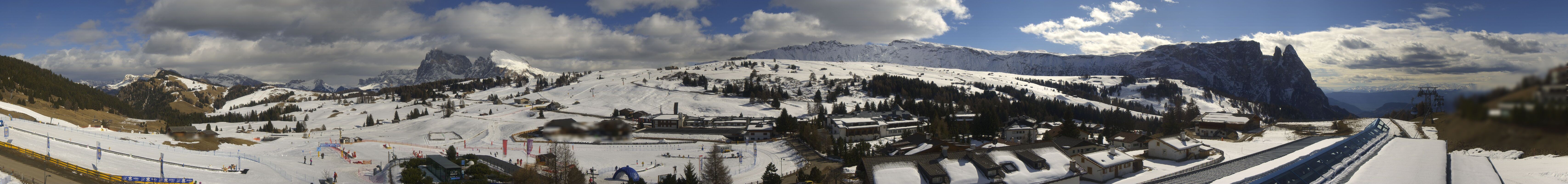 Archiv Foto Webcam Panoramablick Compatsch Seiser Alm