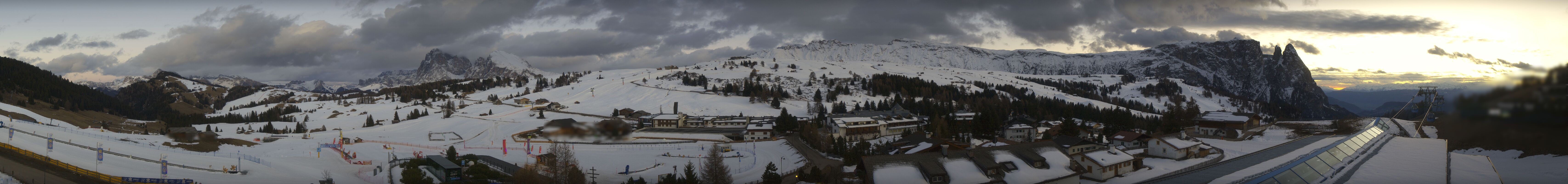 Archiv Foto Webcam Panoramablick Compatsch Seiser Alm