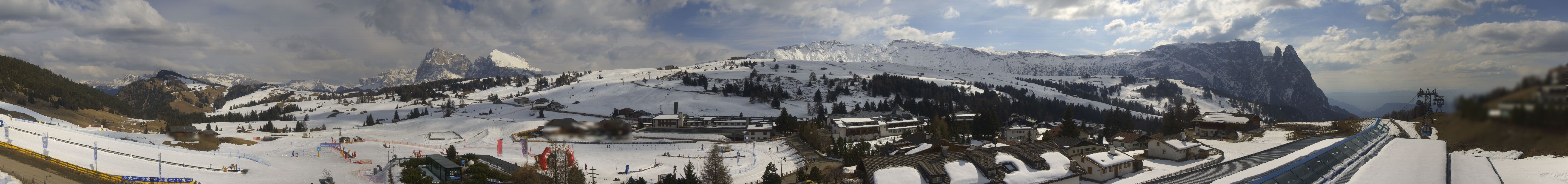 Archiv Foto Webcam Panoramablick Compatsch Seiser Alm