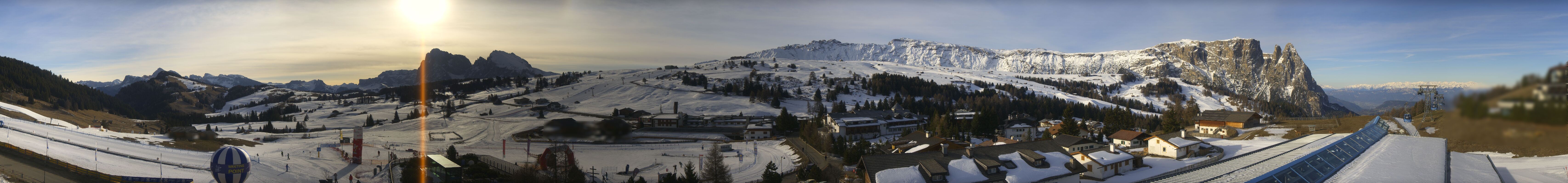 Archiv Foto Webcam Panoramablick Compatsch Seiser Alm