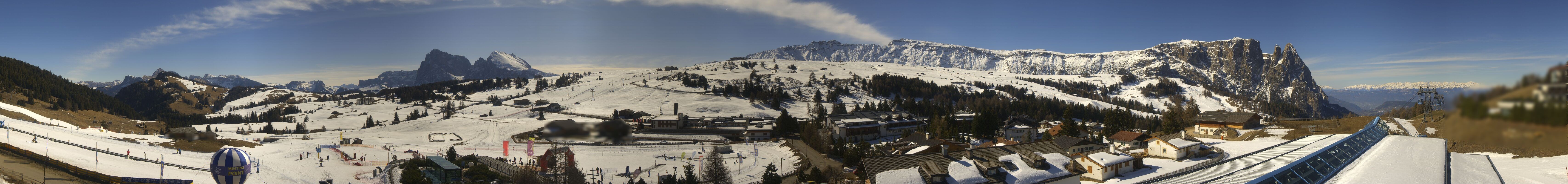 Archiv Foto Webcam Panoramablick Compatsch Seiser Alm