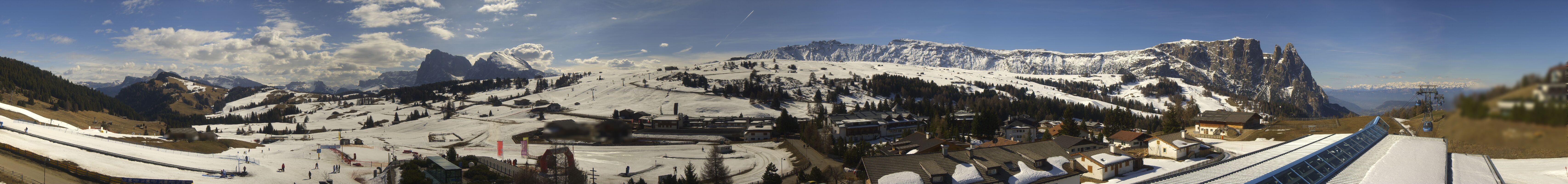 Archiv Foto Webcam Panoramablick Compatsch Seiser Alm
