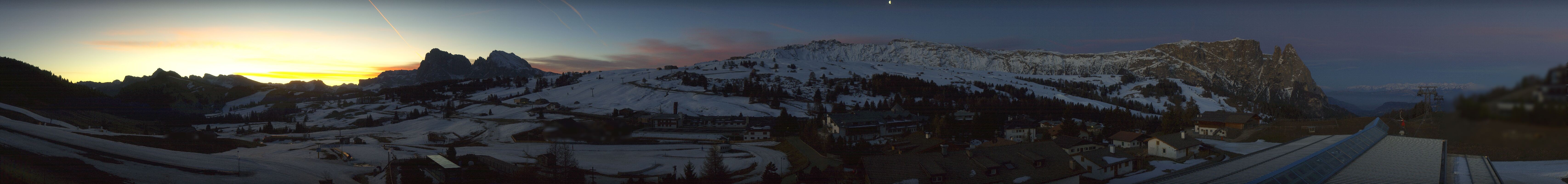 Archiv Foto Webcam Panoramablick Compatsch Seiser Alm