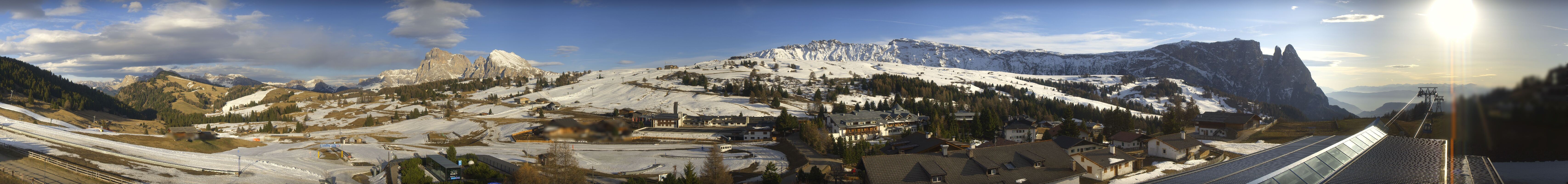 Archiv Foto Webcam Panoramablick Compatsch Seiser Alm