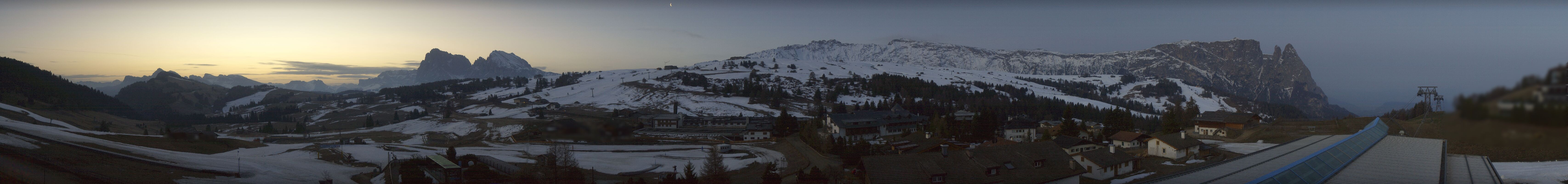 Archiv Foto Webcam Panoramablick Compatsch Seiser Alm