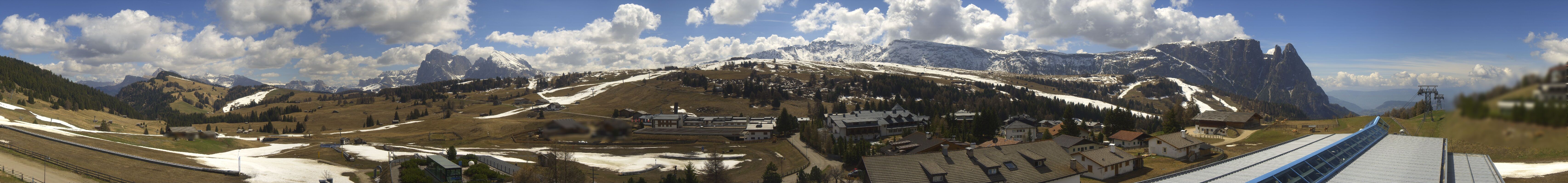 Archiv Foto Webcam Panoramablick Compatsch Seiser Alm