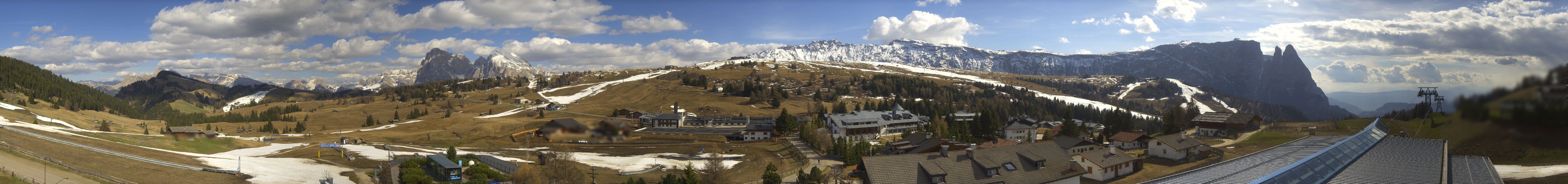 Archiv Foto Webcam Panoramablick Compatsch Seiser Alm