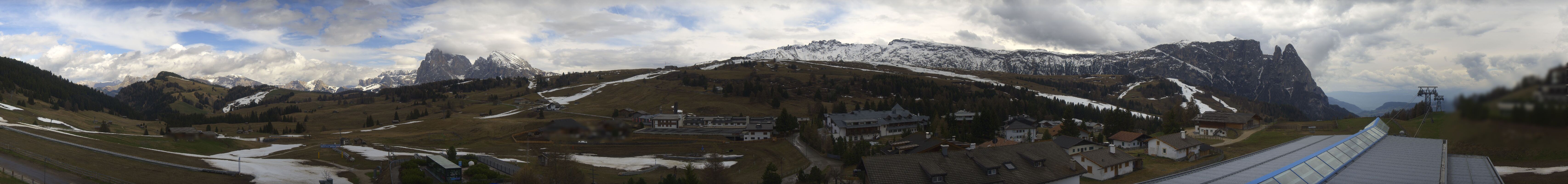 Archiv Foto Webcam Panoramablick Compatsch Seiser Alm