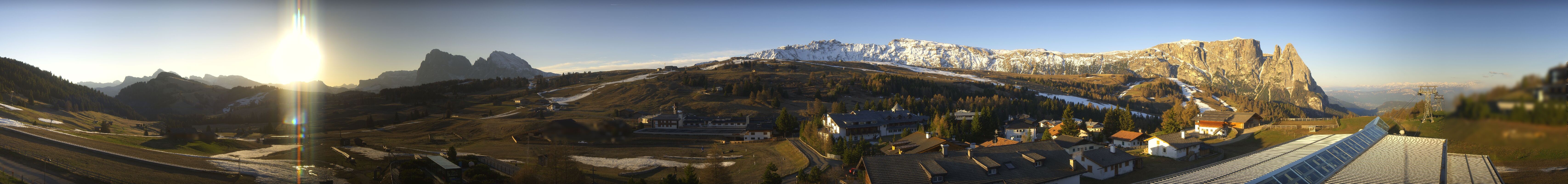 Archiv Foto Webcam Panoramablick Compatsch Seiser Alm