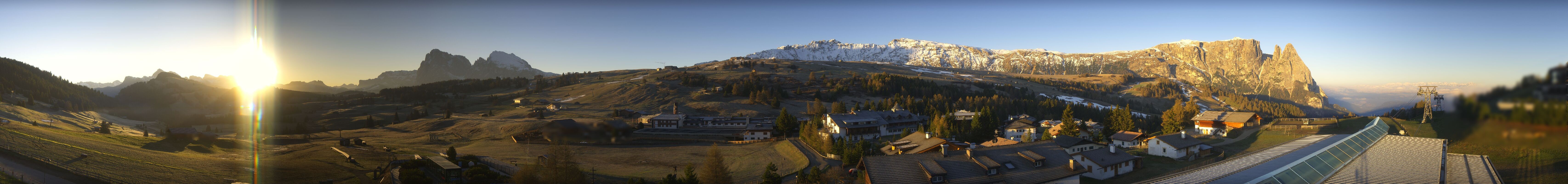 Archiv Foto Webcam Panoramablick Compatsch Seiser Alm