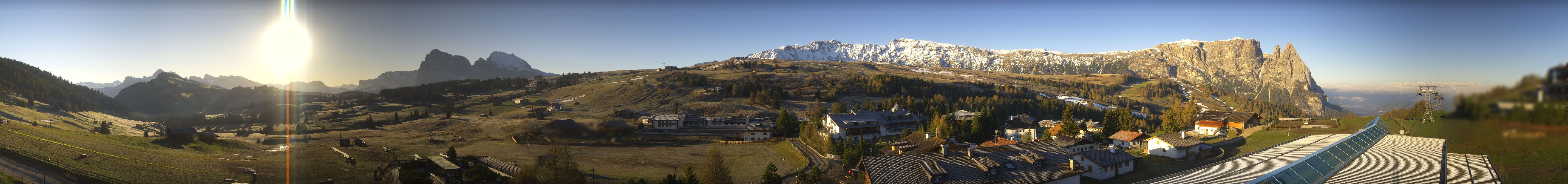 Archiv Foto Webcam Panoramablick Compatsch Seiser Alm