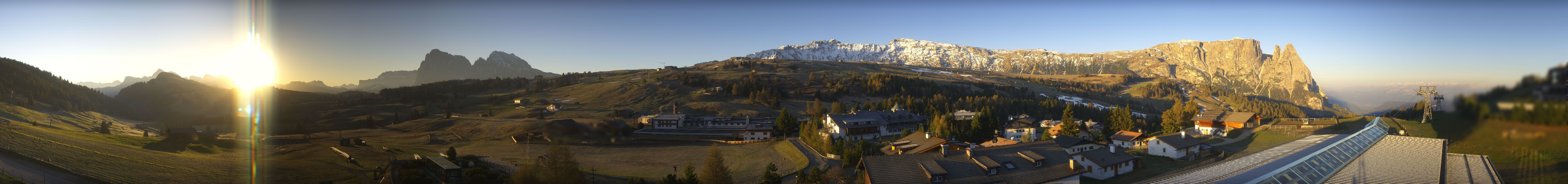 Archiv Foto Webcam Panoramablick Compatsch Seiser Alm