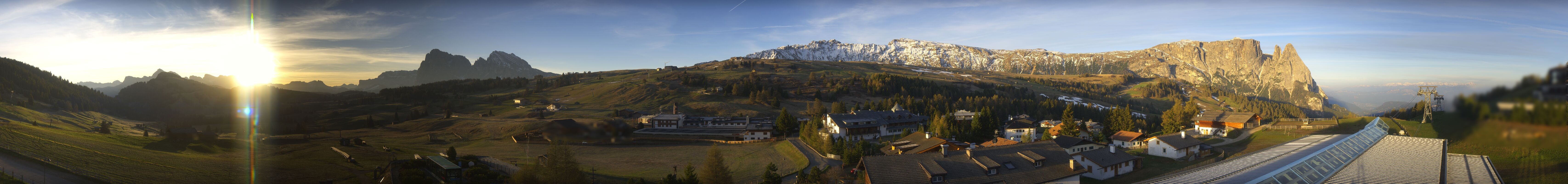 Archiv Foto Webcam Panoramablick Compatsch Seiser Alm