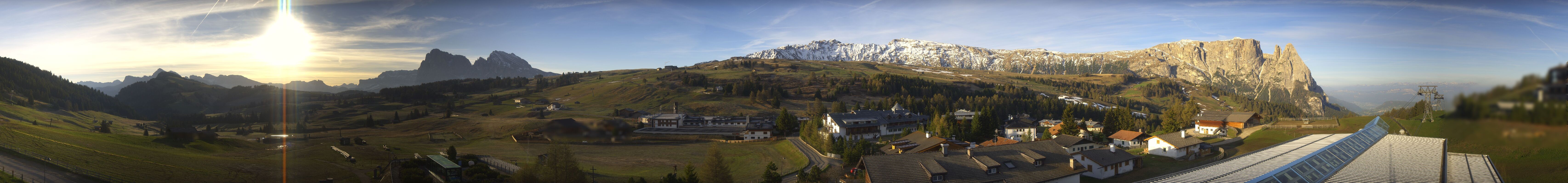 Archiv Foto Webcam Panoramablick Compatsch Seiser Alm