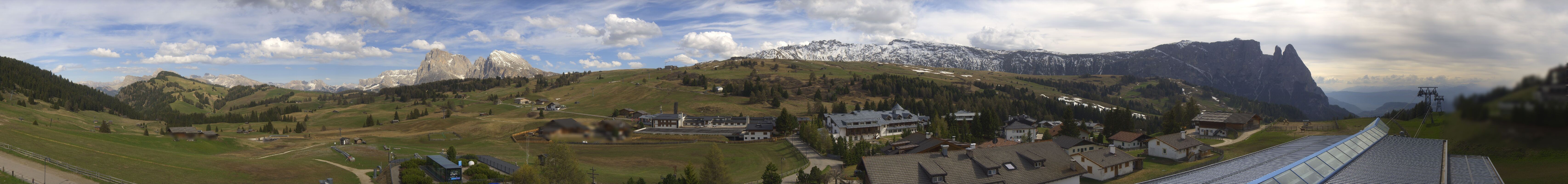 Archiv Foto Webcam Panoramablick Compatsch Seiser Alm