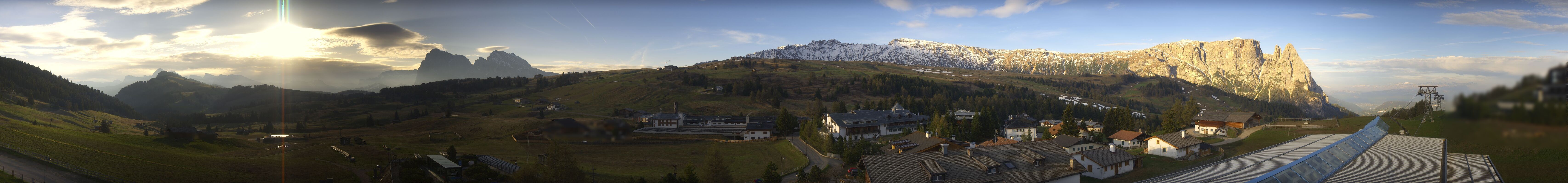 Archiv Foto Webcam Panoramablick Compatsch Seiser Alm