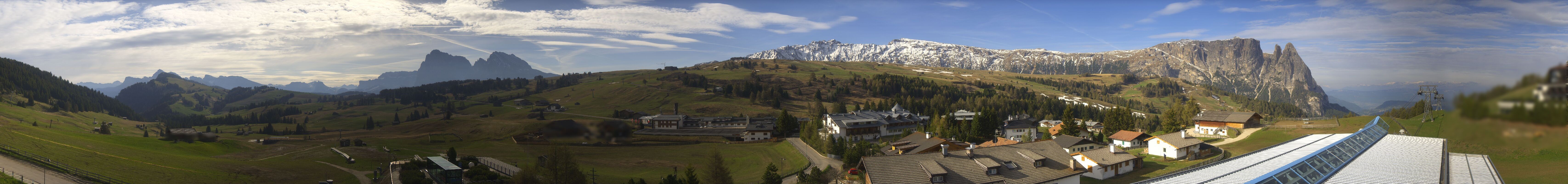 Archiv Foto Webcam Panoramablick Compatsch Seiser Alm