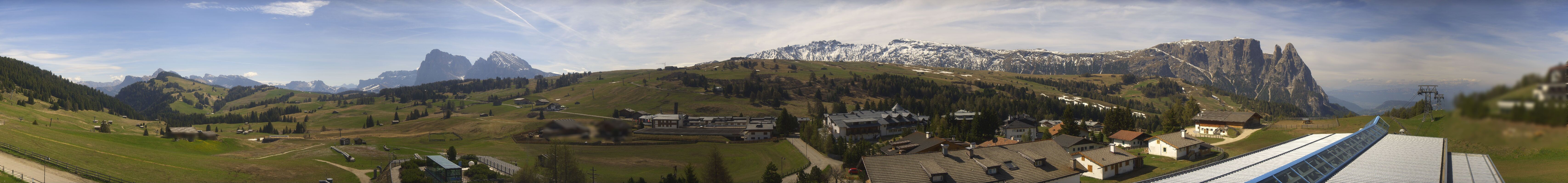 Archiv Foto Webcam Panoramablick Compatsch Seiser Alm
