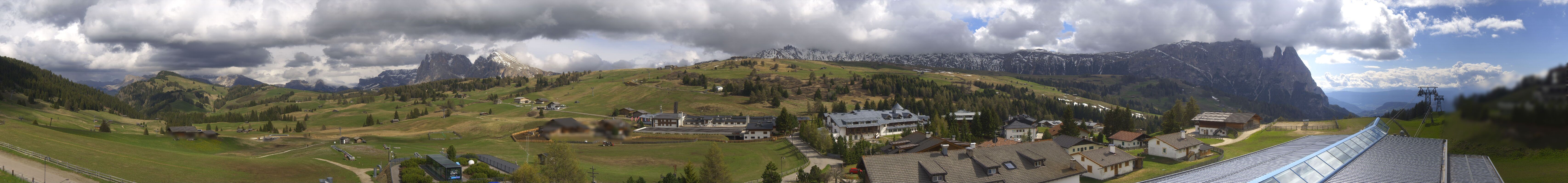 Archiv Foto Webcam Panoramablick Compatsch Seiser Alm