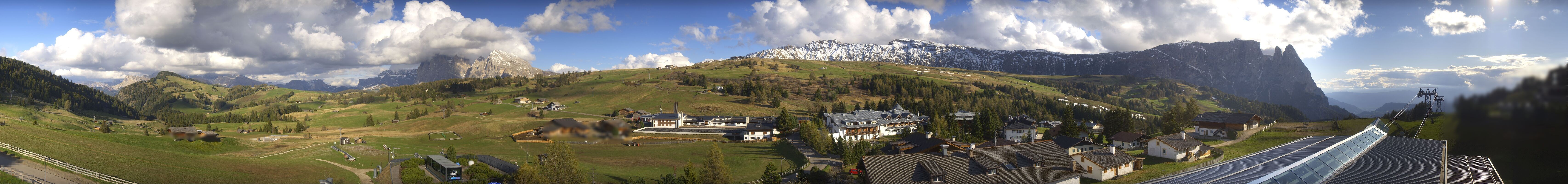 Archiv Foto Webcam Panoramablick Compatsch Seiser Alm
