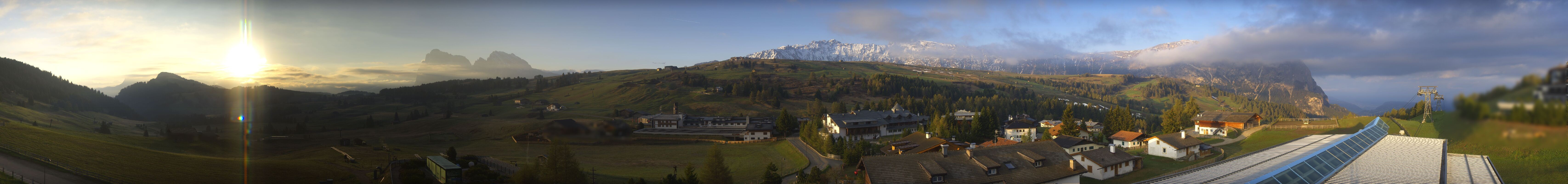 Archiv Foto Webcam Panoramablick Compatsch Seiser Alm