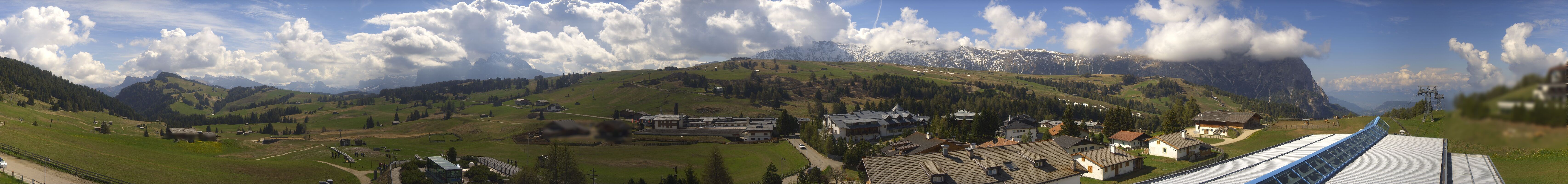 Archiv Foto Webcam Panoramablick Compatsch Seiser Alm