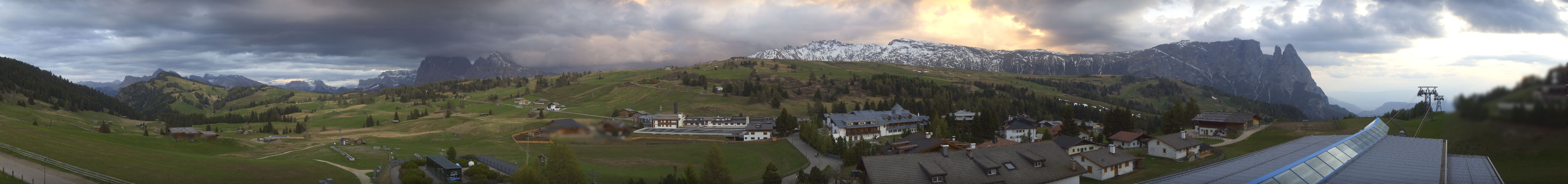 Archiv Foto Webcam Panoramablick Compatsch Seiser Alm