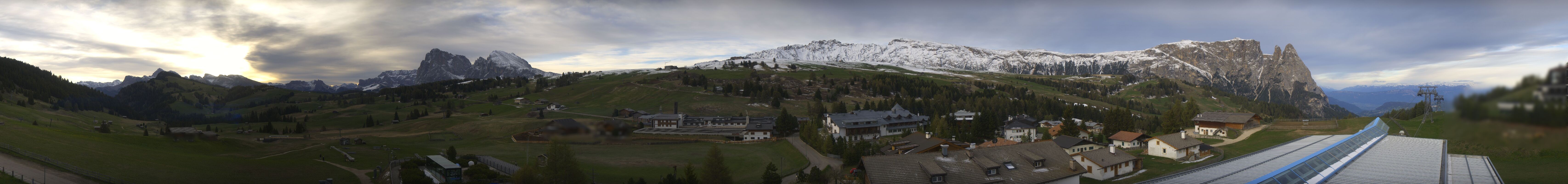 Archiv Foto Webcam Panoramablick Compatsch Seiser Alm