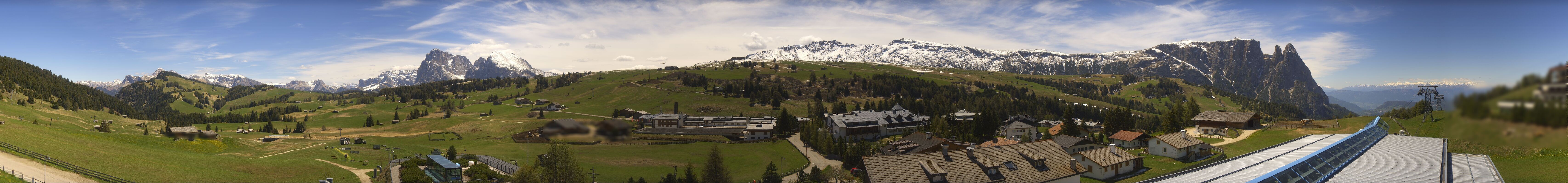 Archiv Foto Webcam Panoramablick Compatsch Seiser Alm
