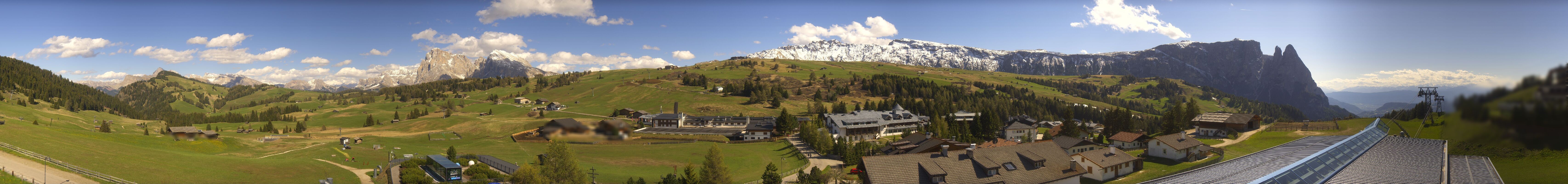 Archiv Foto Webcam Panoramablick Compatsch Seiser Alm