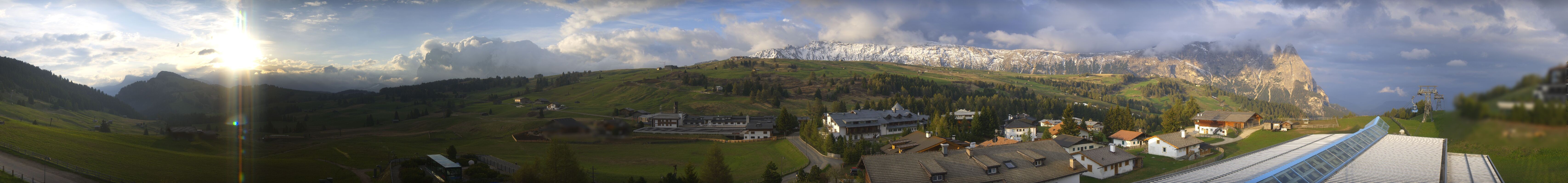 Archiv Foto Webcam Panoramablick Compatsch Seiser Alm