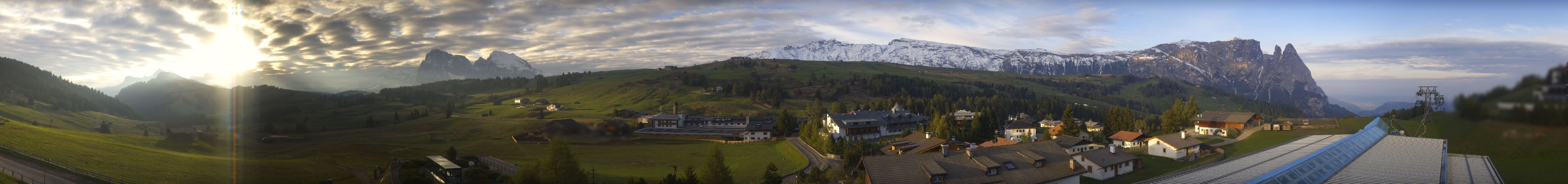 Archiv Foto Webcam Panoramablick Compatsch Seiser Alm
