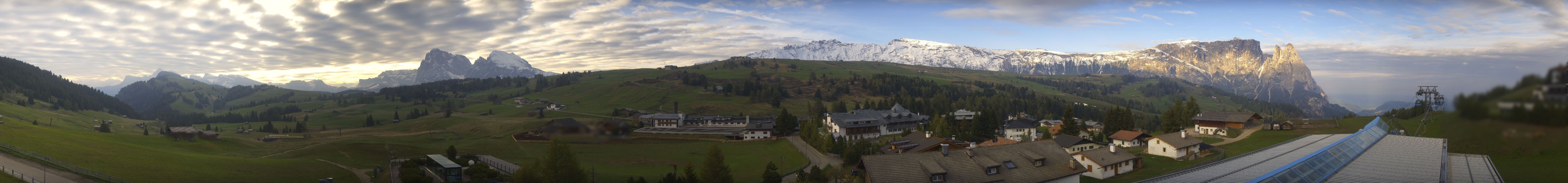 Archiv Foto Webcam Panoramablick Compatsch Seiser Alm